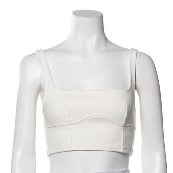 Dion Lee Bonded Crepe Bustier Top US 2 - Picture 3 of 5